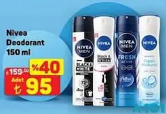 NİVEA DEODORANT 150 ML